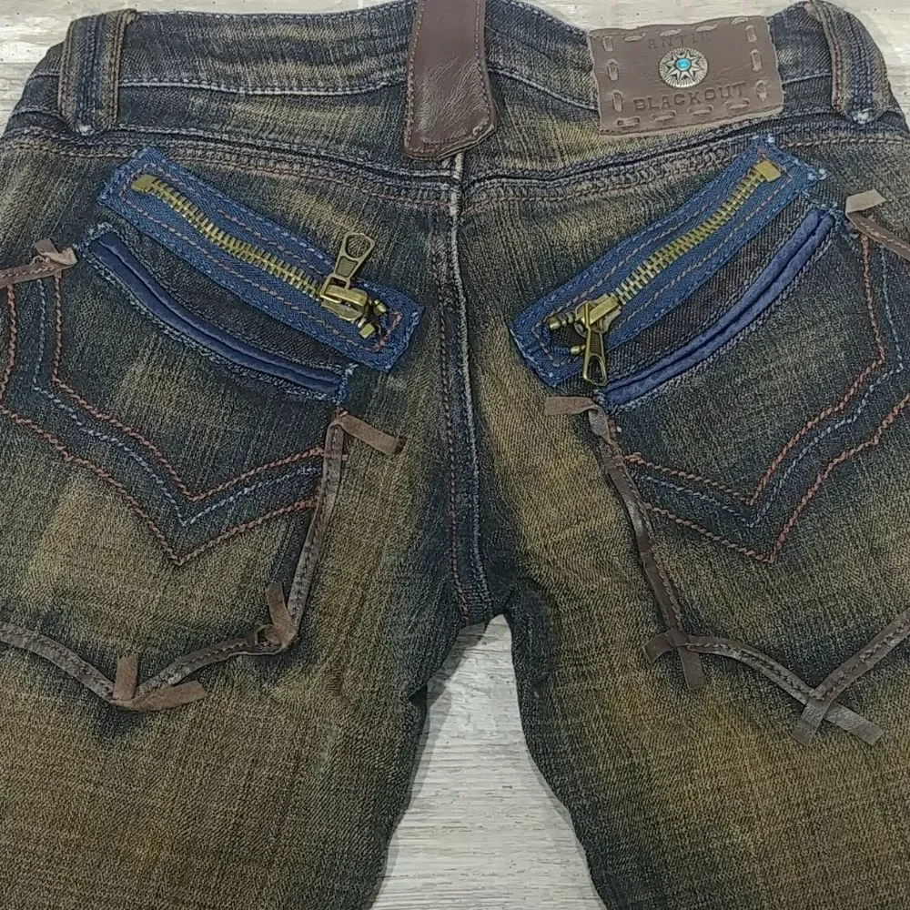 Antik Women's Southwestern Blackout Jeans 25 - Picture 5 of 6